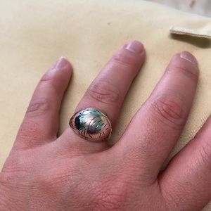Silver ring size 7.5